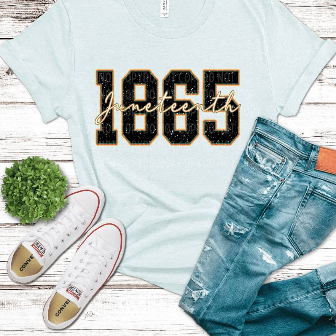 Juneteenth VIBES 1865 Graphic Tee