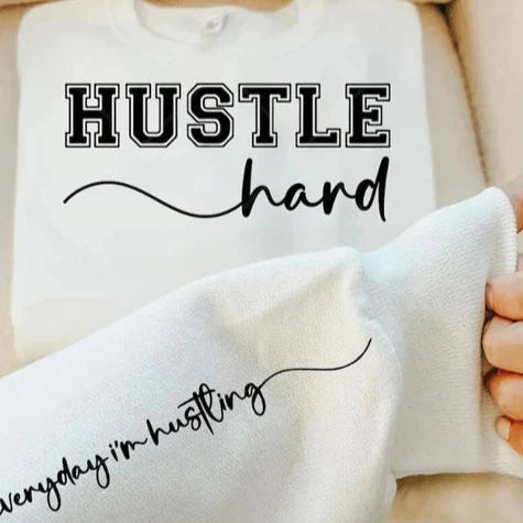 HUSTLE hard-everyday I'm hustling - Long Sleeve T-Shirt