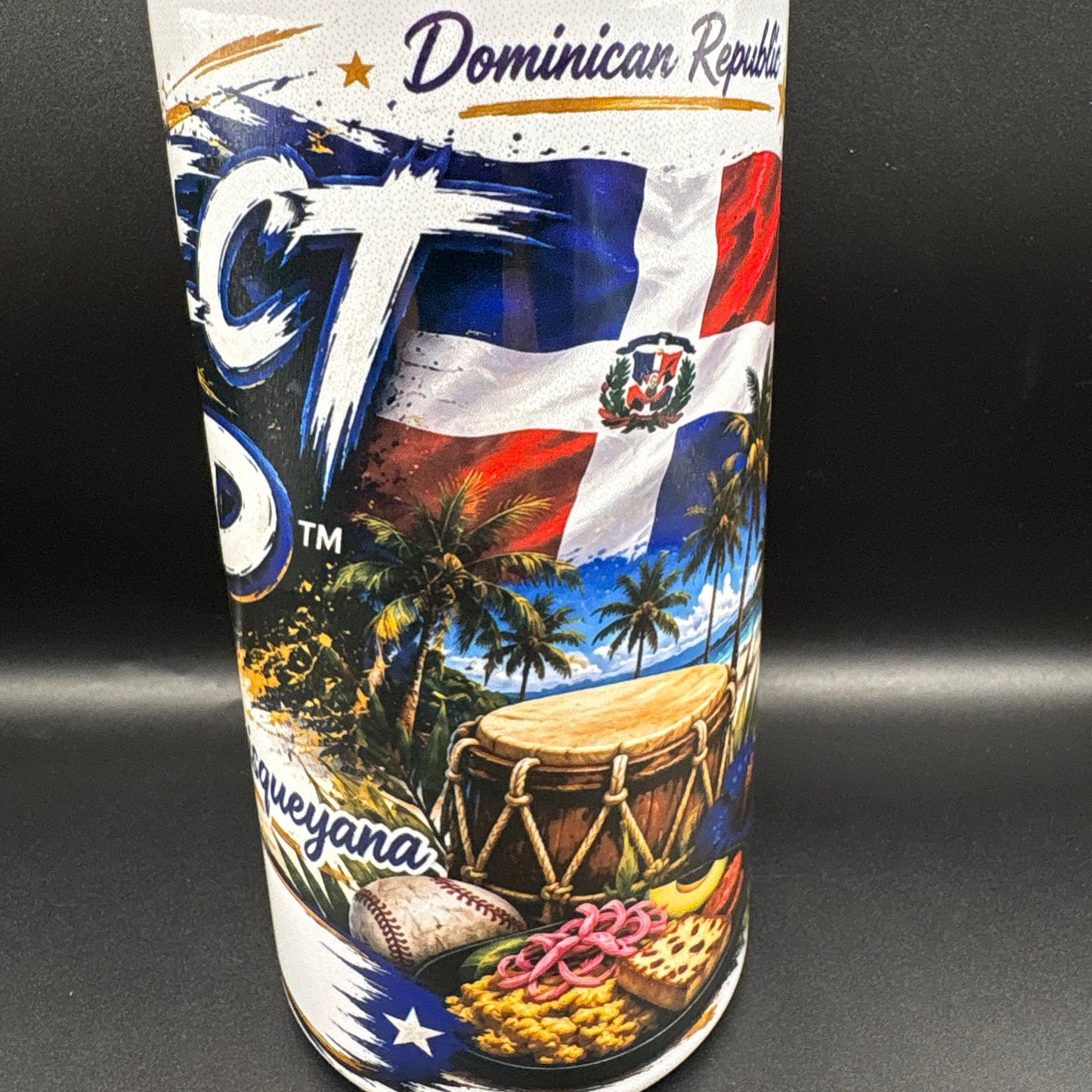 Respect My Cup™ Best of Both Worlds Edition | Puerto Rico & Dominican Republic 16 oz Insulated Tumbler