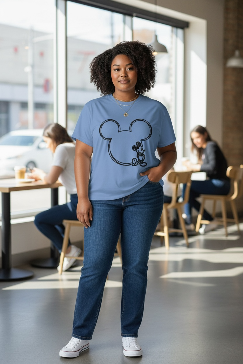 MOUSE EARS- LITTLE MOUSE (BLACK PRINT ONLY)