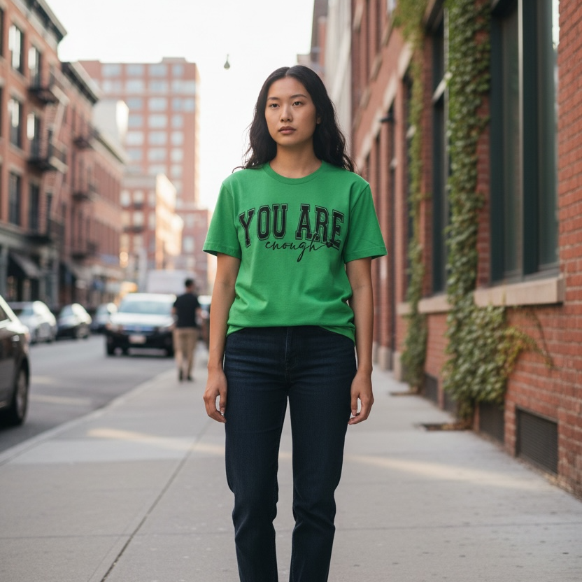You Are Enough Graphic Tee 🖤