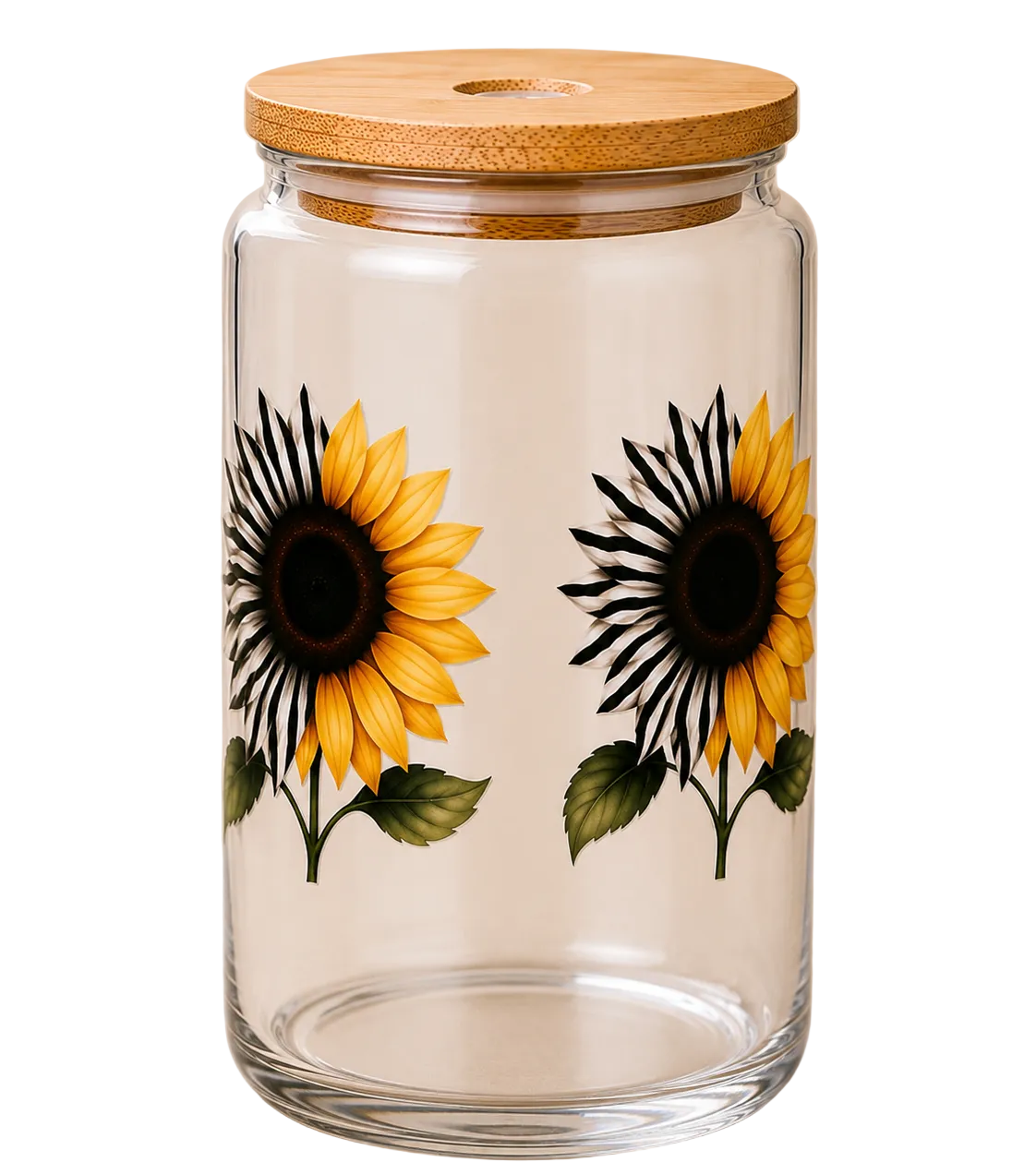 Custom Glass Tumblers with Statement Topper