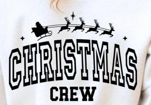 CHRISTMAS CREW -SLED (BLACK PRINT ONLY)