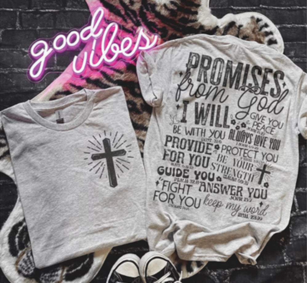 Promise from God (Front & Back) (BLACK PRINT ONLY)