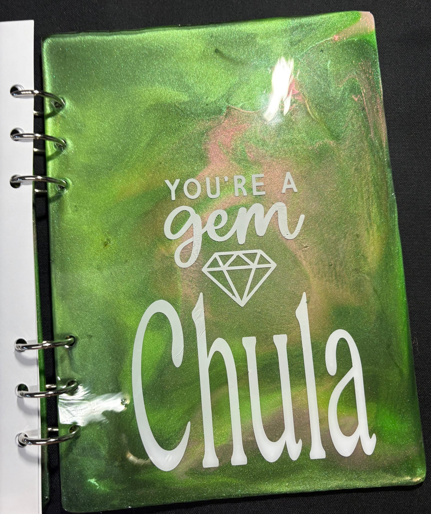 Binder- Resin A5 Handmade Glow (Custom Colors)