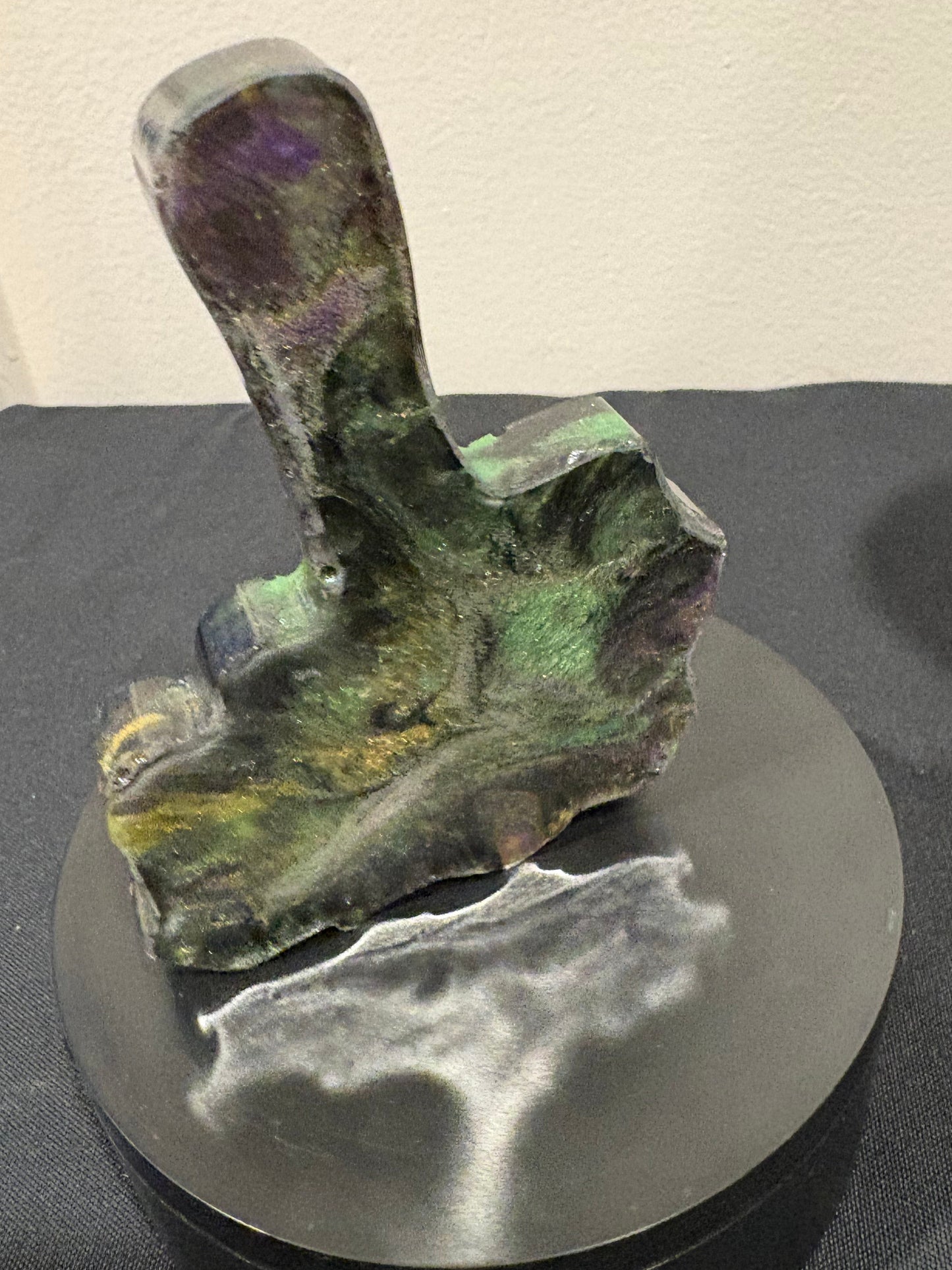 Resin Middle Finger Statement Piece- Funny Desk Decor & Gift