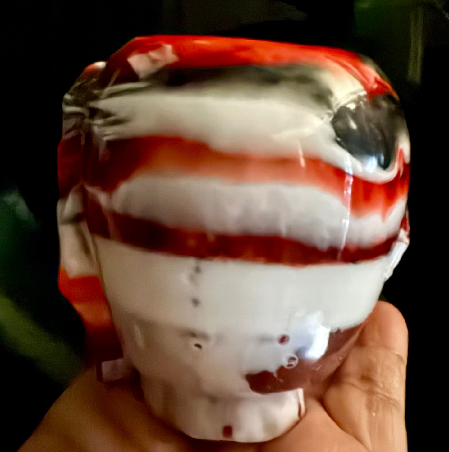 Skull Shot Glass Holder Handmade Resin  | Custom Colors Available | Glow Upgrade Option