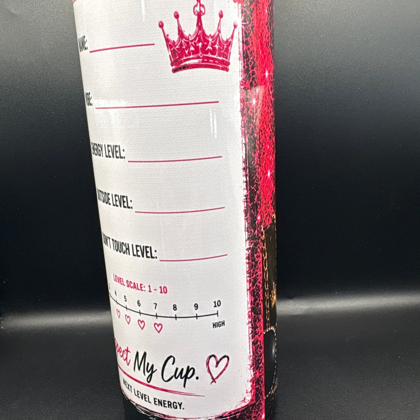 Personalized Unbothered Energy Tumbler – Respect My Cup™ Collection