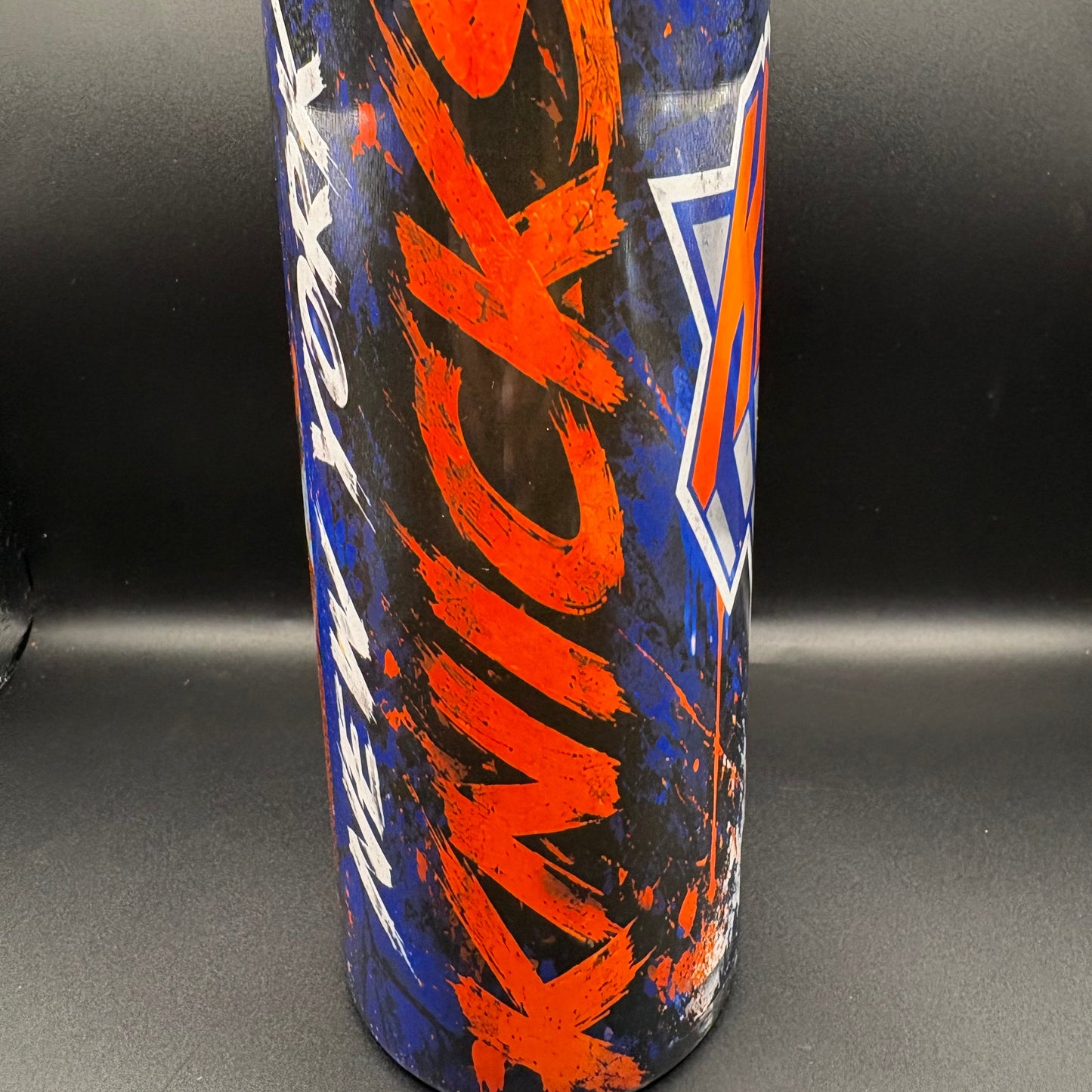 New York Basketball Fan 20 oz Stainless Steel Tumbler | Skyline Graffiti Edition