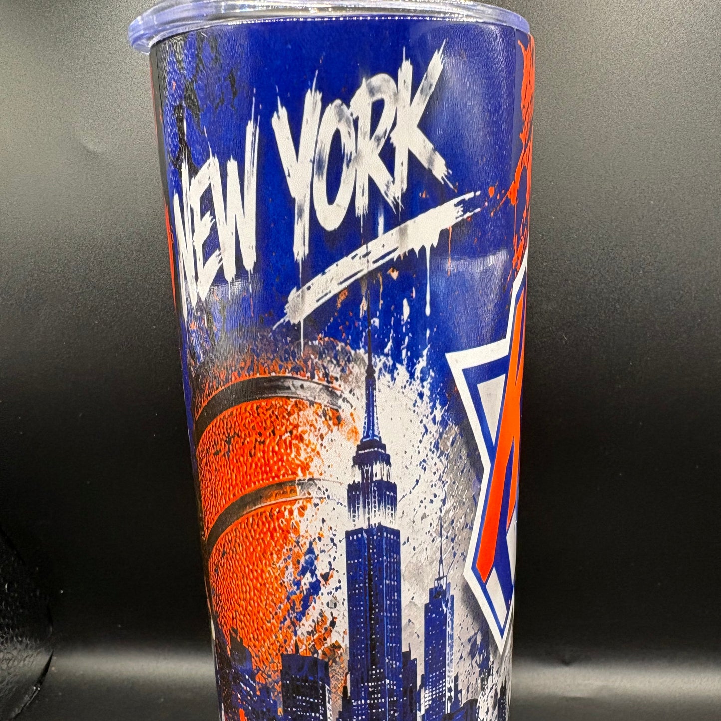 New York Basketball Fan 20 oz Stainless Steel Tumbler | Empire City Edition