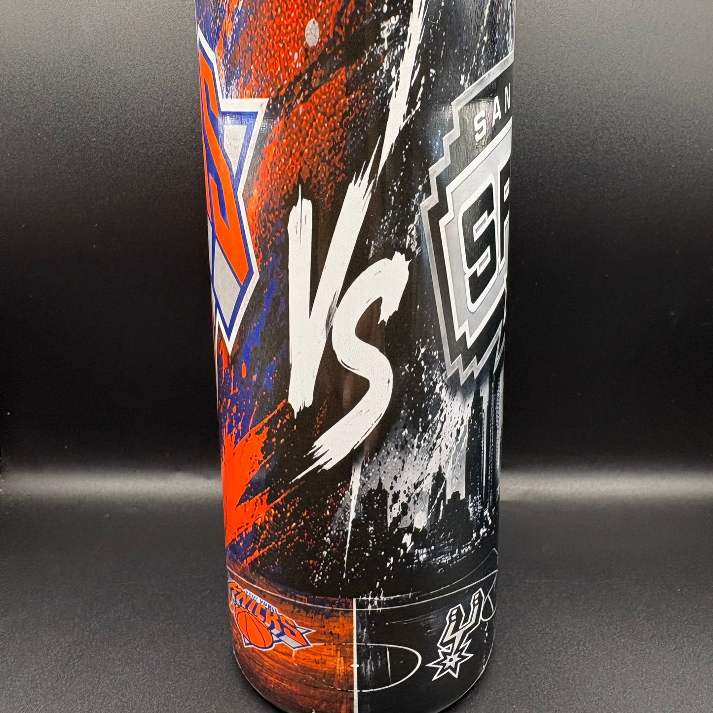 20 oz Stainless Steel Tumbler - Basket Rivalry  | New York vs San Antonio Edition