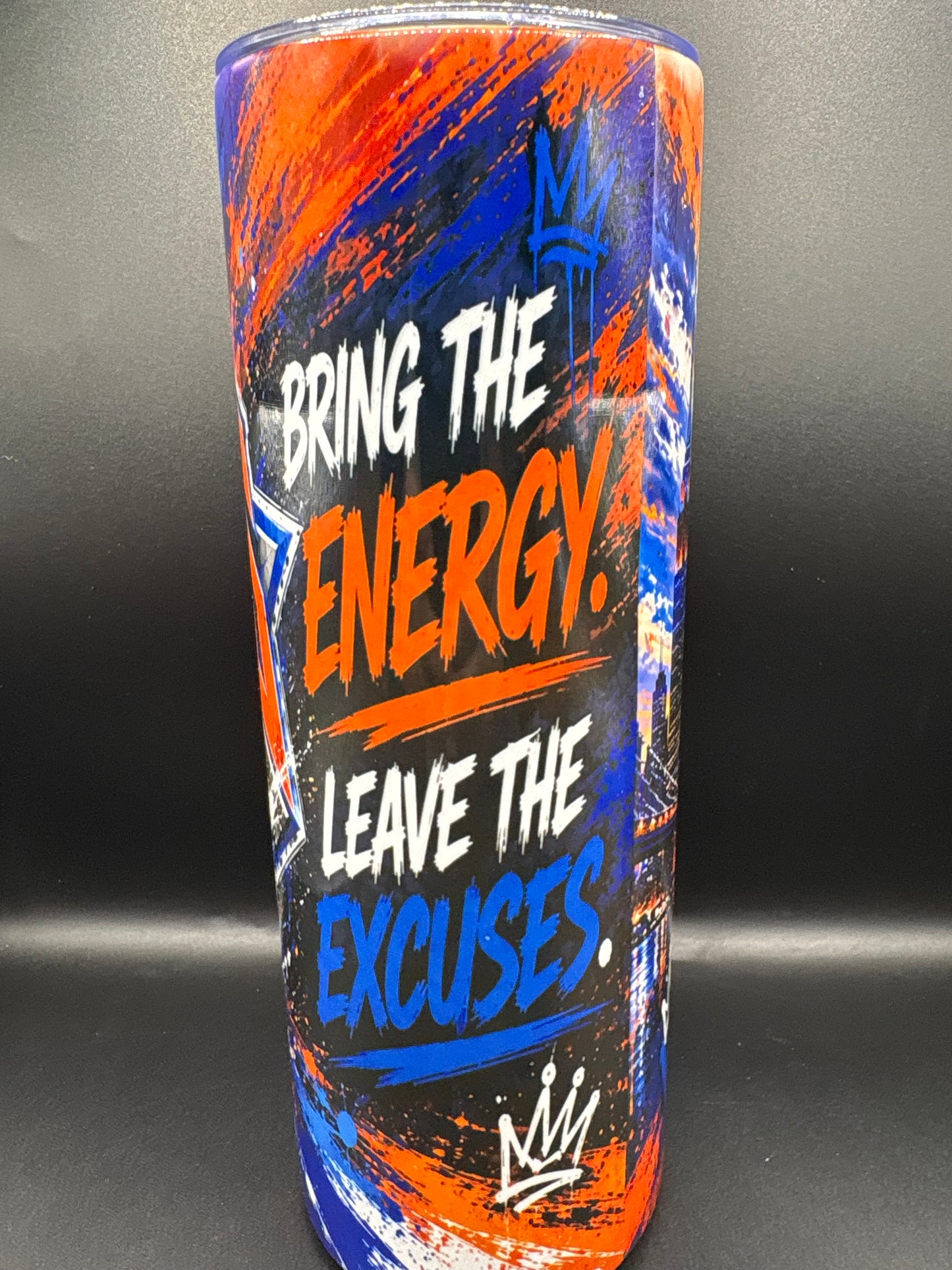 New York Knicks Inspired 20oz Skinny Tumbler – Limited Edition Basketball Fan Gift