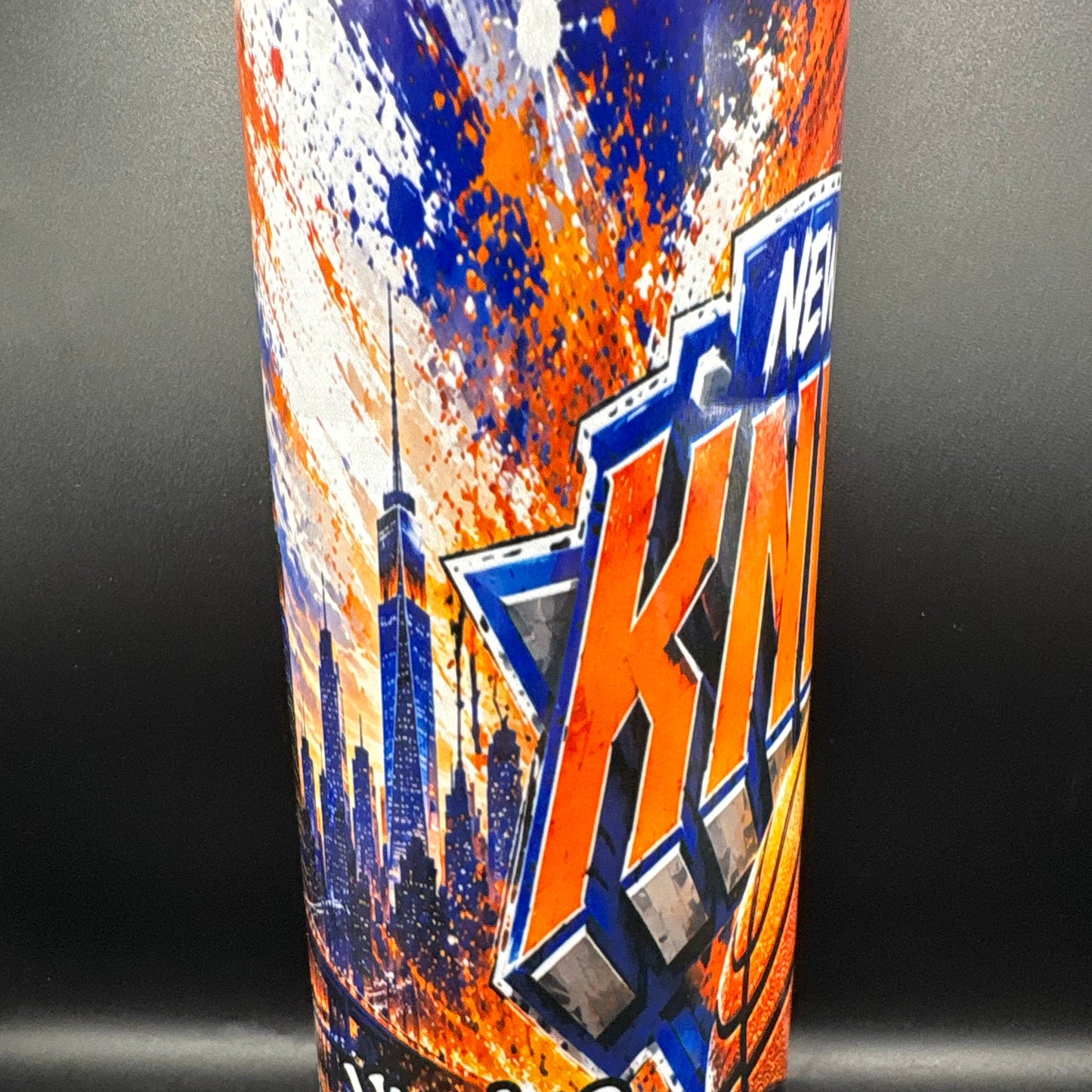 New York Knicks Inspired 20oz Skinny Tumbler – Limited Edition Basketball Fan Gift