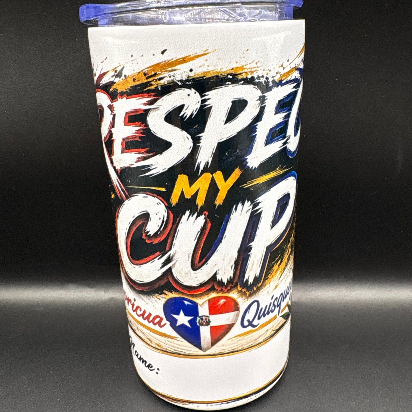 Respect My Cup™ Best of Both Worlds Edition | Puerto Rico & Dominican Republic 16 oz Insulated Tumbler