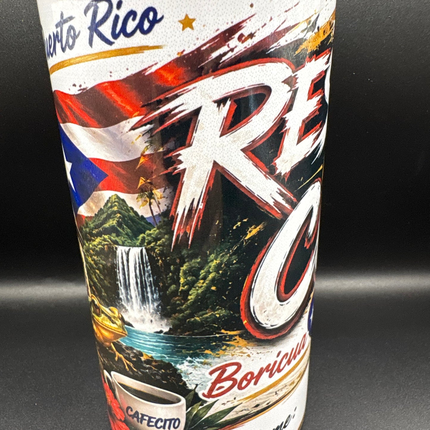 Respect My Cup™ Best of Both Worlds Edition | Puerto Rico & Dominican Republic 16 oz Insulated Tumbler