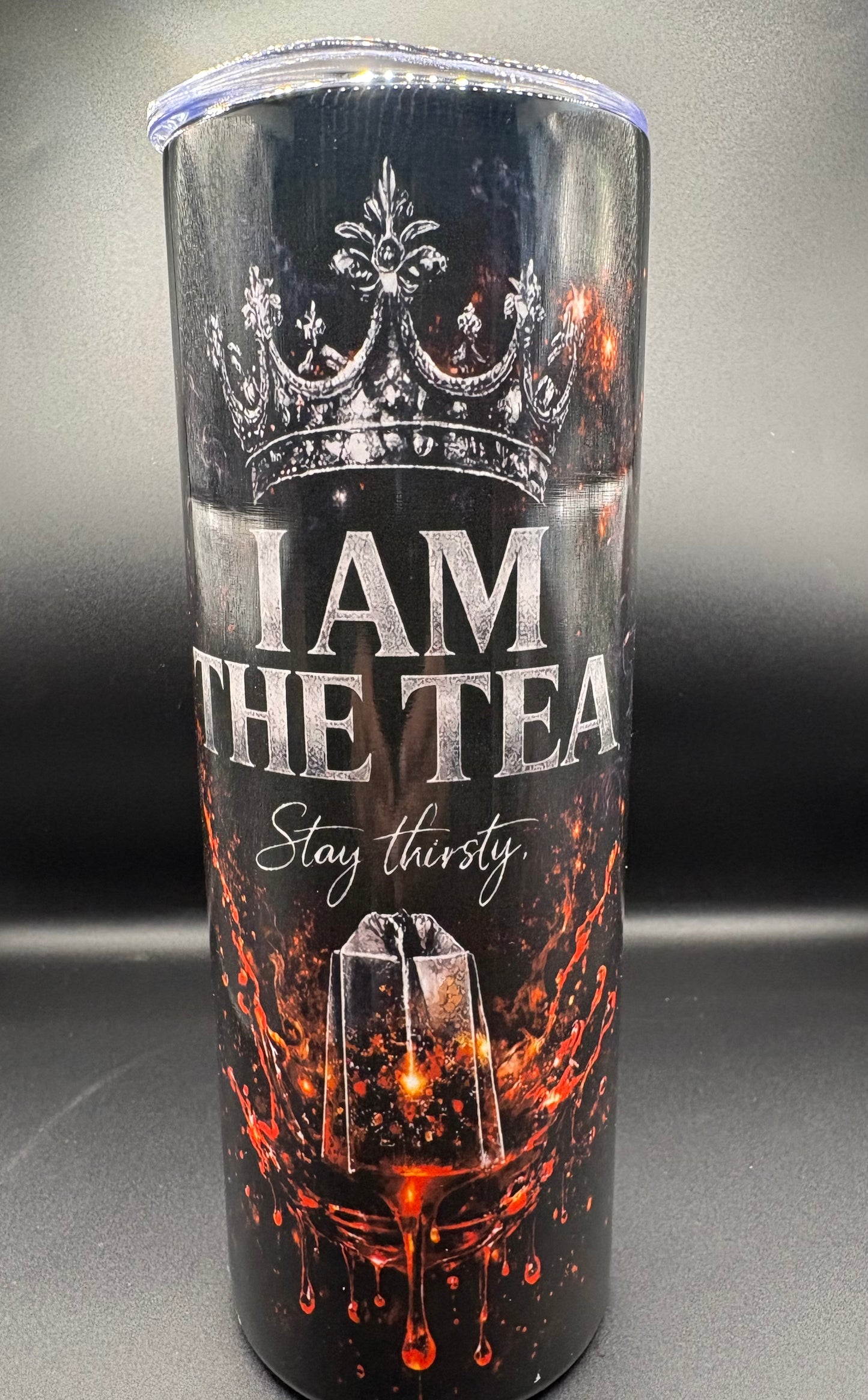 I AM THE TEA - 20oz Custom Sublimation Tumbler