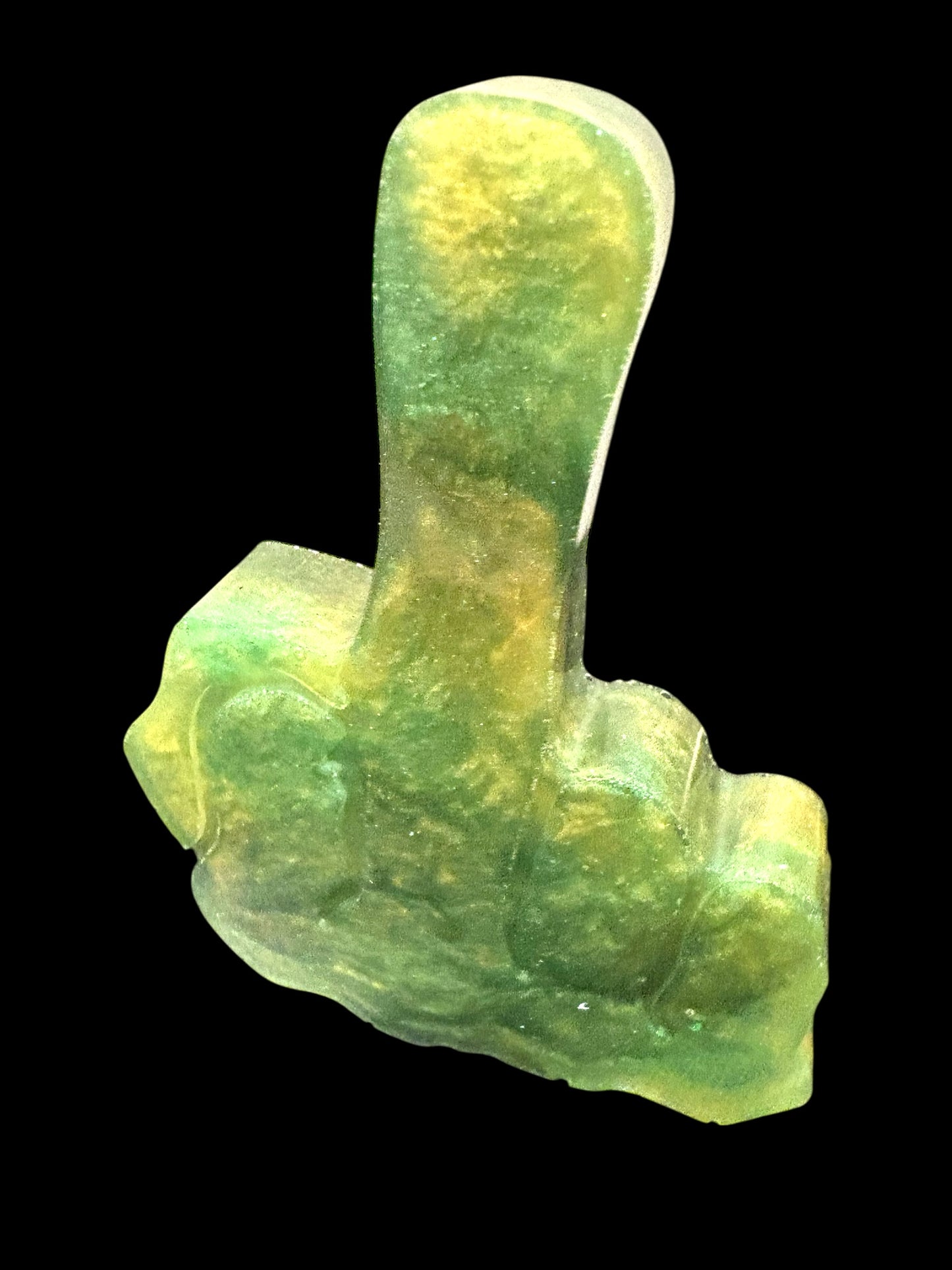 Resin Middle Finger Statement Piece- Funny Desk Decor & Gift