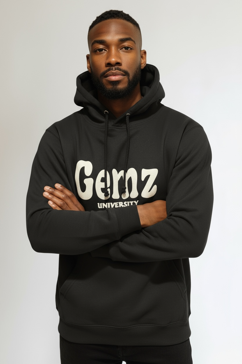 GEMZ UNIVERSITY™ Letters Glow-in-the-Dark Pullover Hoodie