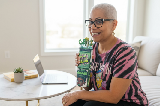 GEMZ UNIVERSITY™ OG GEMZ 20oz Tumbler + Magnetic Resin Topper Combo (3-Piece Set)