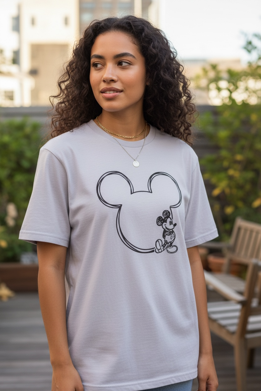MOUSE EARS- LITTLE MOUSE (BLACK PRINT ONLY)
