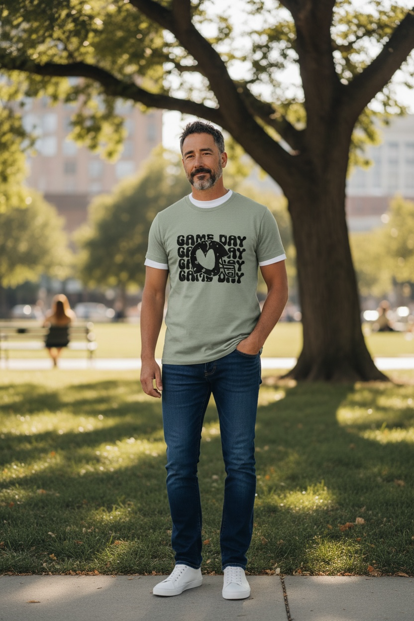 GAME DAY- Helmet  (BLACK PRINT ONLY)