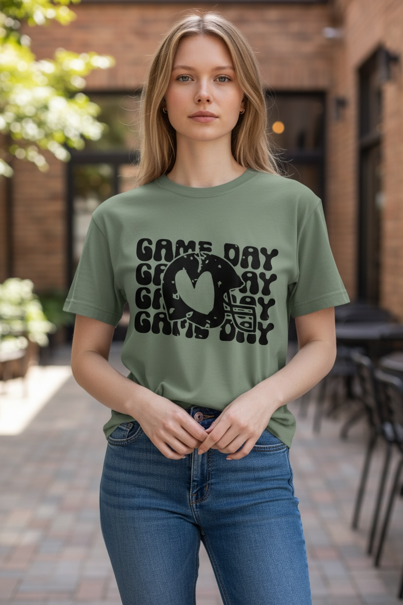 GAME DAY- Helmet  (BLACK PRINT ONLY)