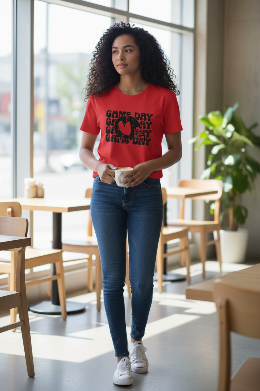 GAME DAY- Helmet  (BLACK PRINT ONLY)