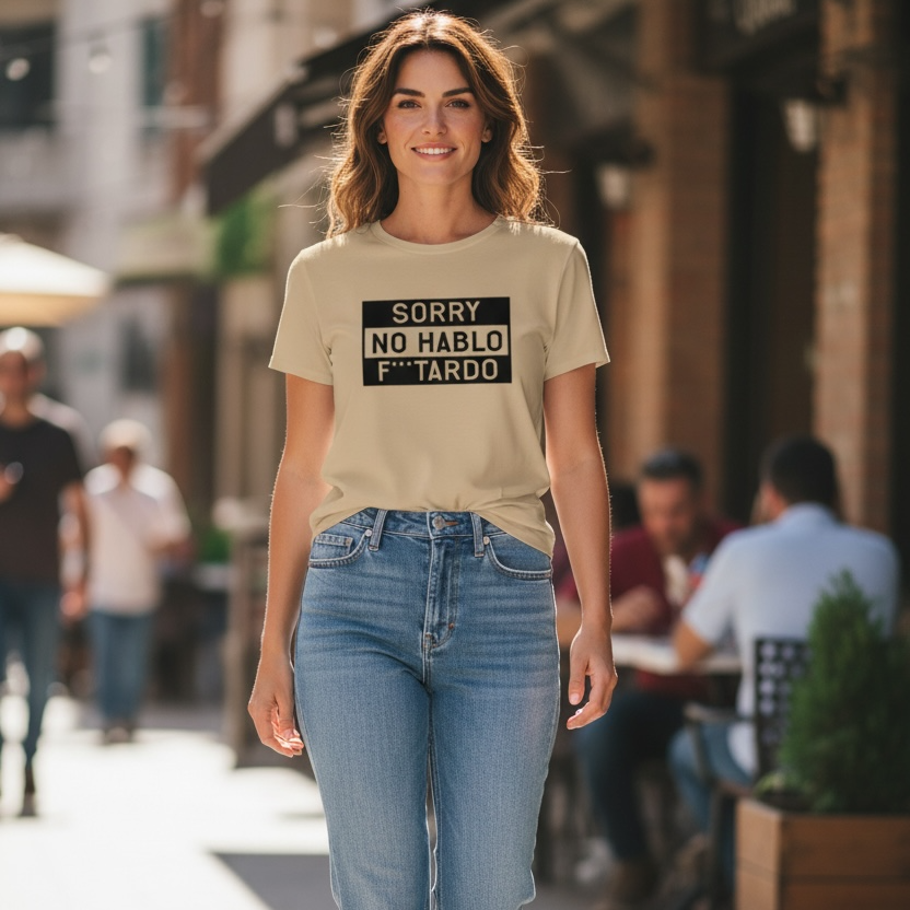 SORRY NO HABLO  F**TARDO Graphic Tee