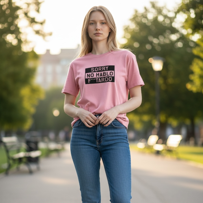 SORRY NO HABLO  F**TARDO Graphic Tee
