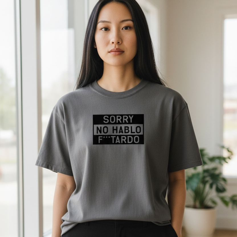 SORRY NO HABLO  F**TARDO Graphic Tee