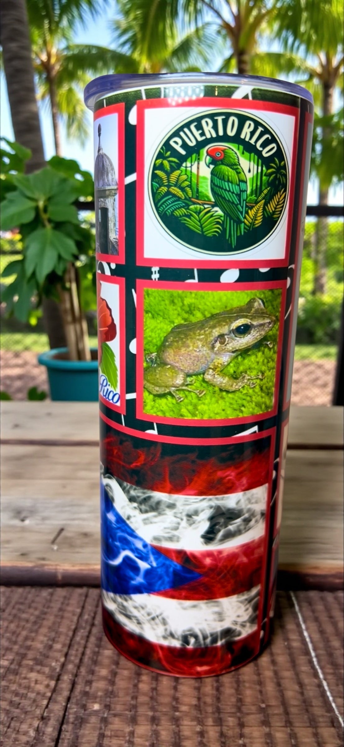 Puerto Rico Sublimation Tumbler – 20oz
