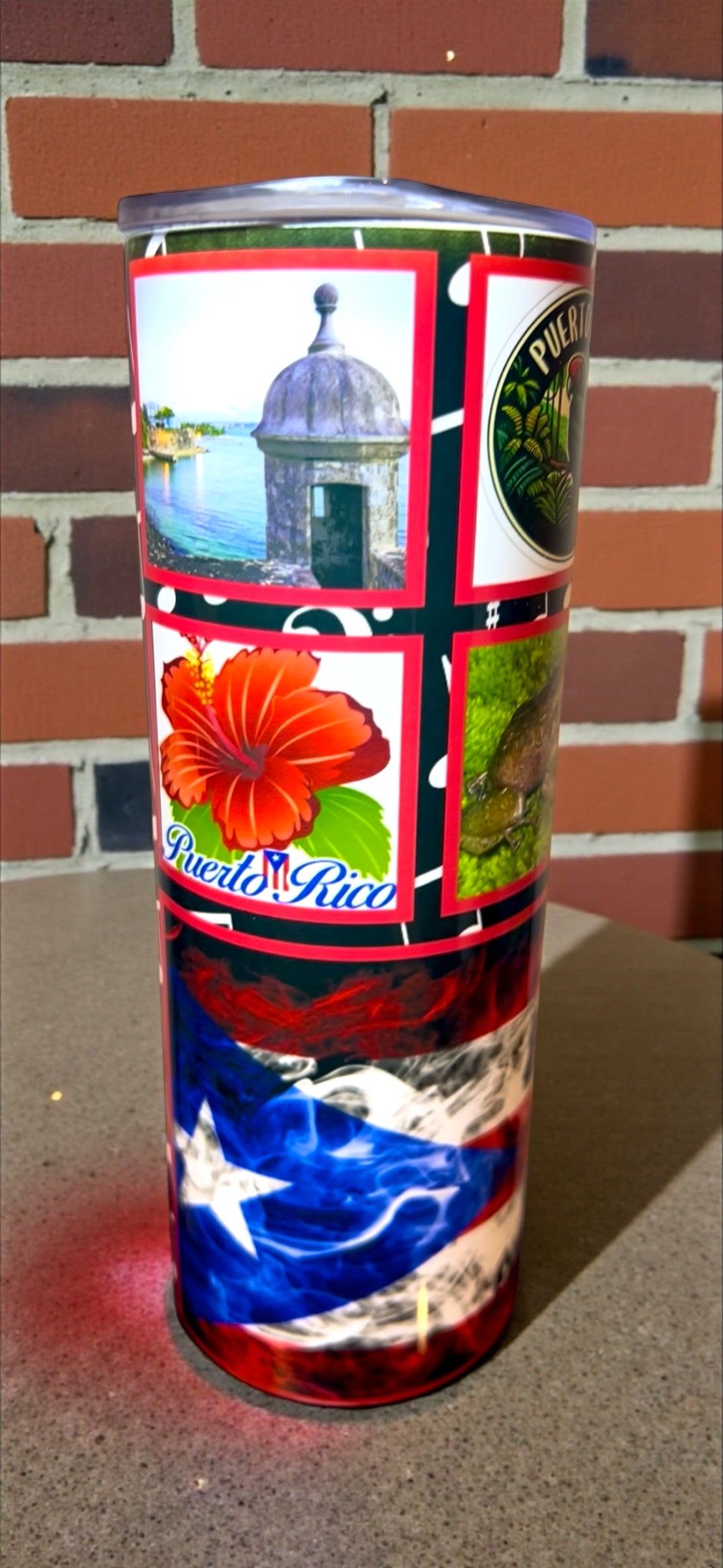 Puerto Rico Sublimation Tumbler – 20oz