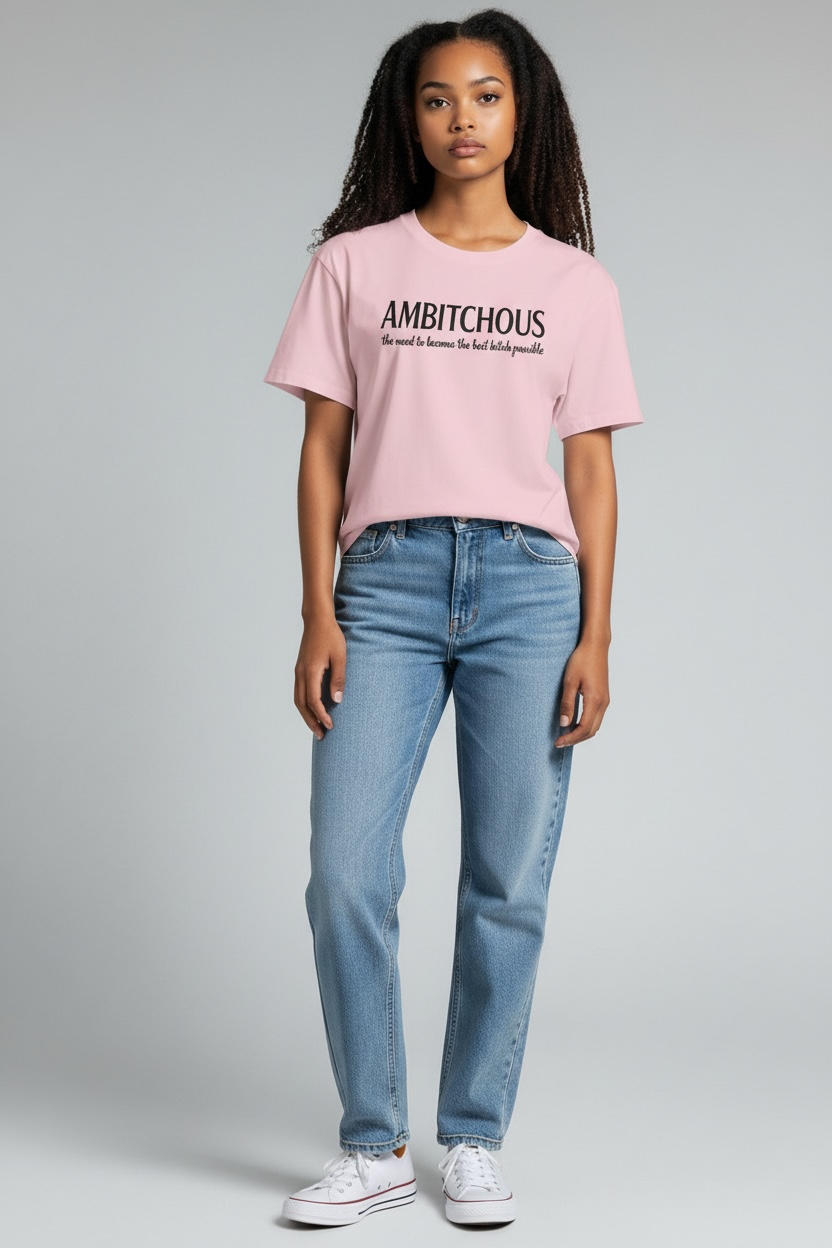 AMBITCHOUS Graphic T-Shirt – Custom Color Heavy Cotton Tee