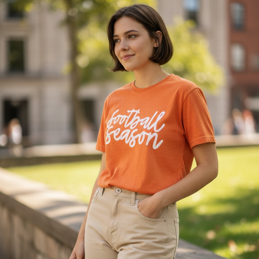 Football Season Graphic T-Shirt – Game Day Fall Tee