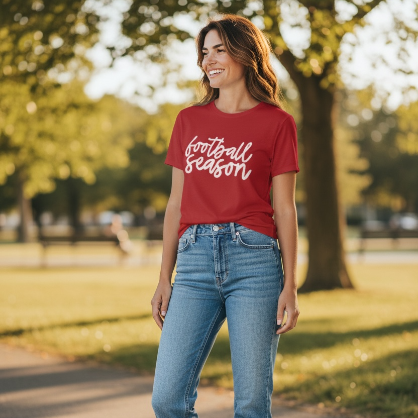 Football Season Graphic T-Shirt – Game Day Fall Tee