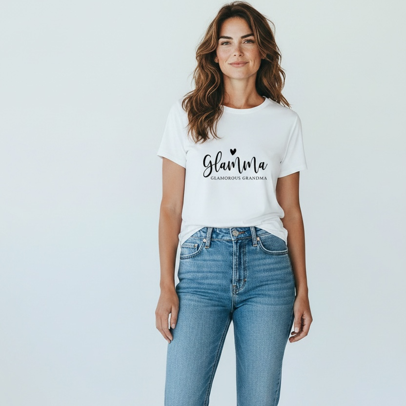 Glamma Graphic T-Shirt – Glamorous Grandma Tee