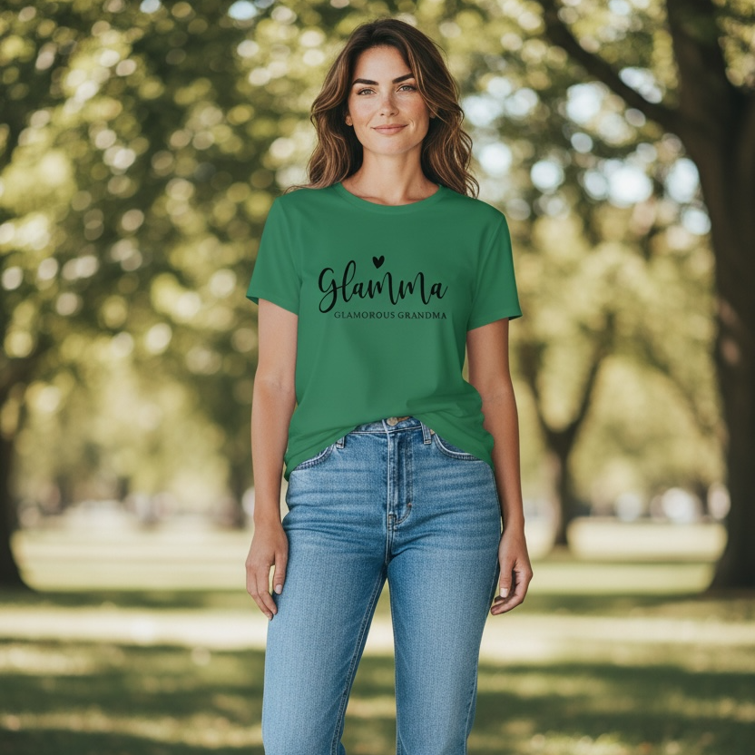 Glamma Graphic T-Shirt – Glamorous Grandma Tee