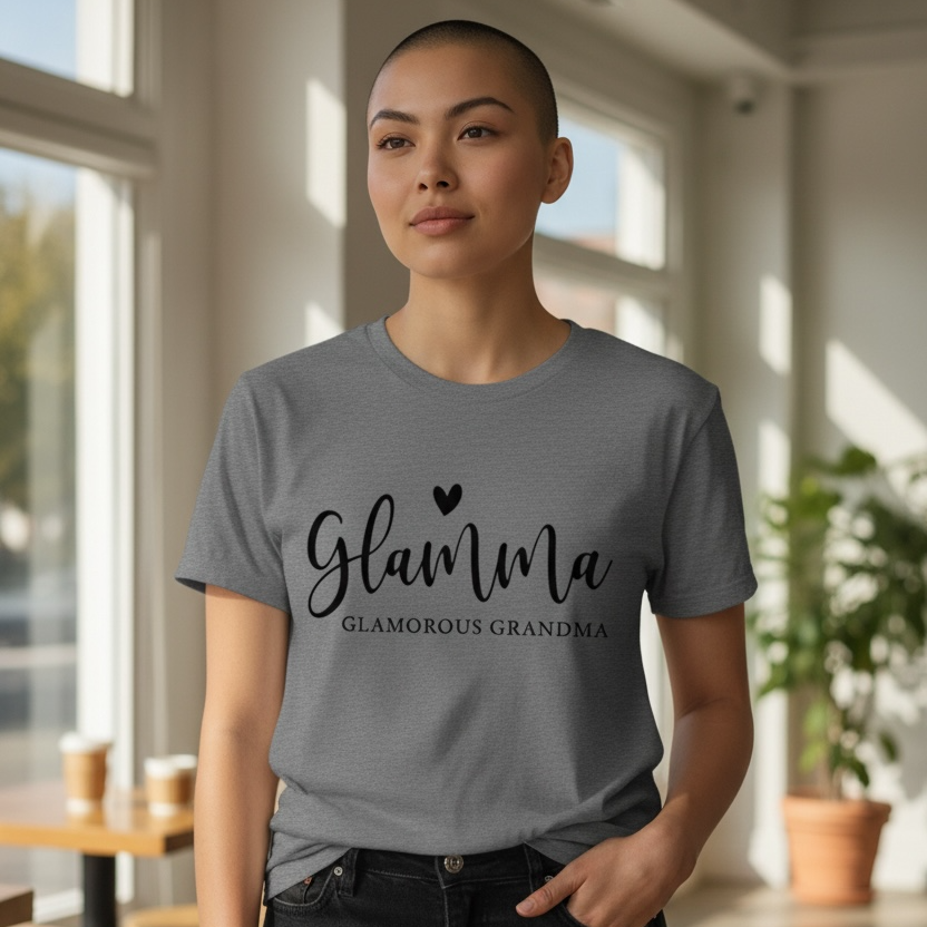Glamma Graphic T-Shirt – Glamorous Grandma Tee