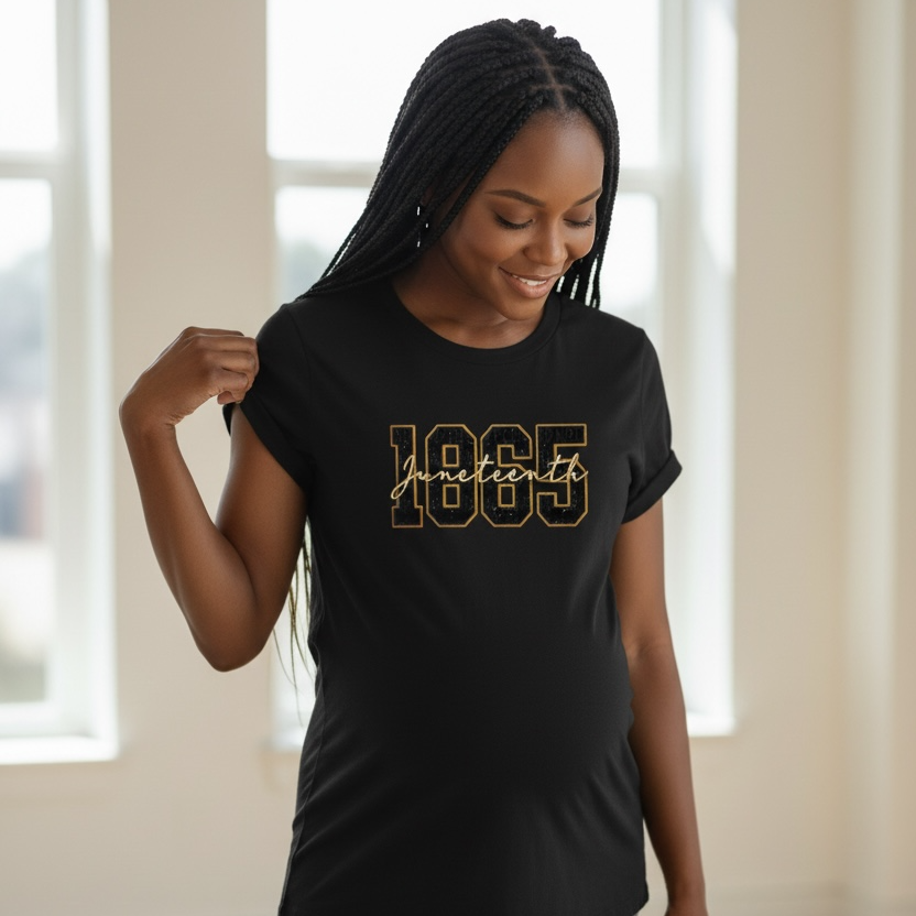 Juneteenth VIBES 1865 Graphic Tee