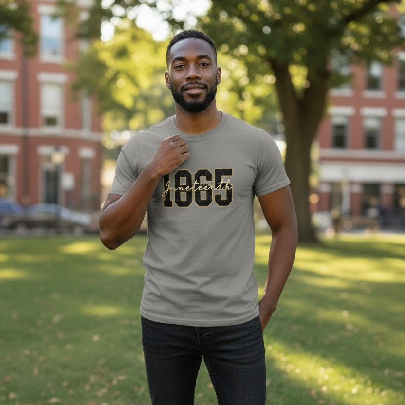 Juneteenth VIBES 1865 Graphic Tee