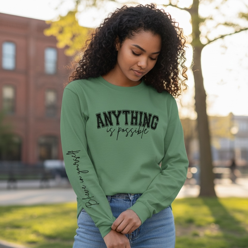 Anything is possible- Believe in yourself - T-Shirt