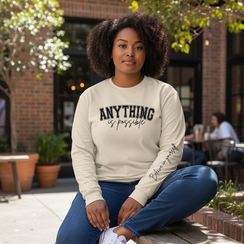 Anything is possible- Believe in yourself - T-Shirt