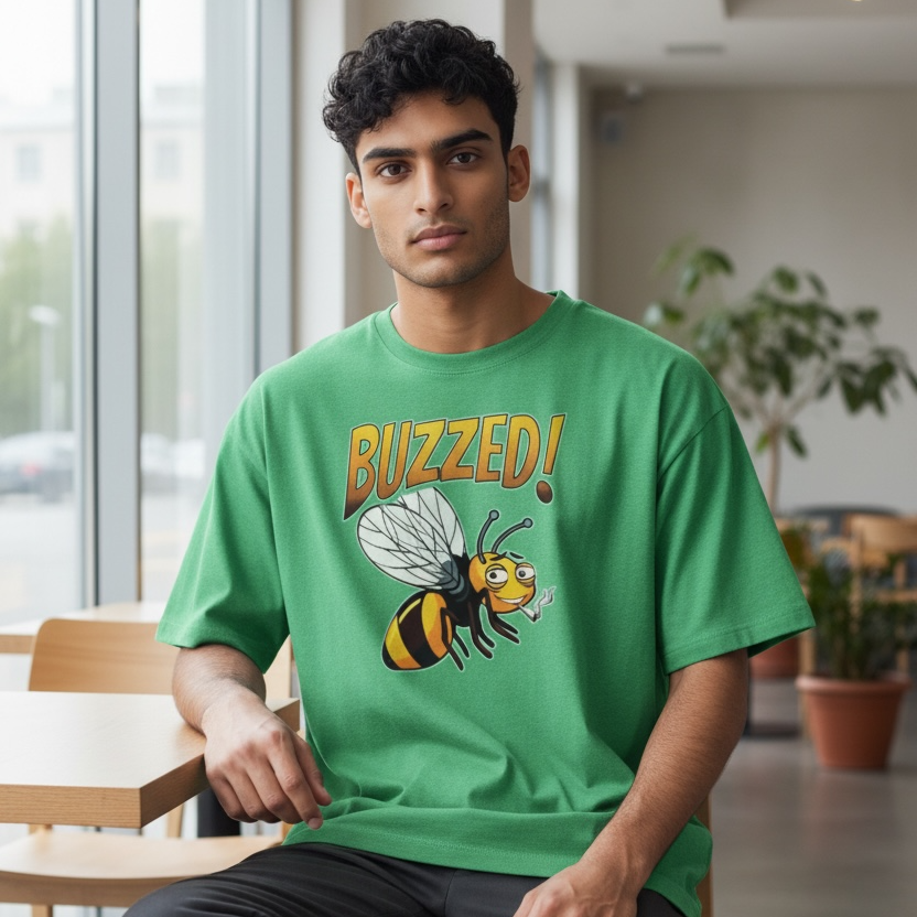 BUZZED! Graphic Tee 🐝💨 (420)