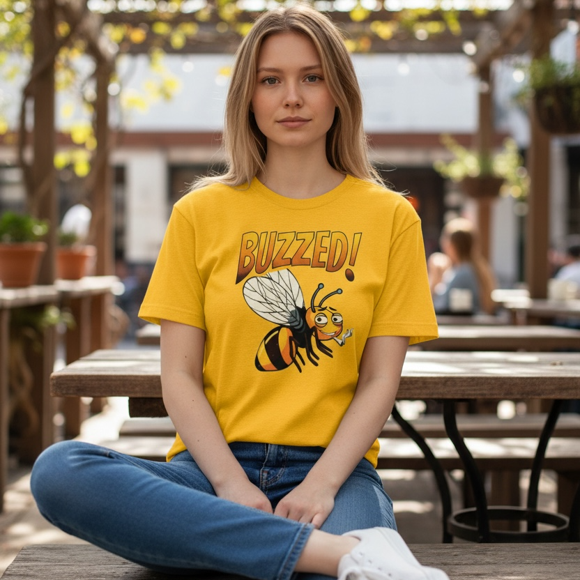 BUZZED! Graphic Tee 🐝💨 (420)