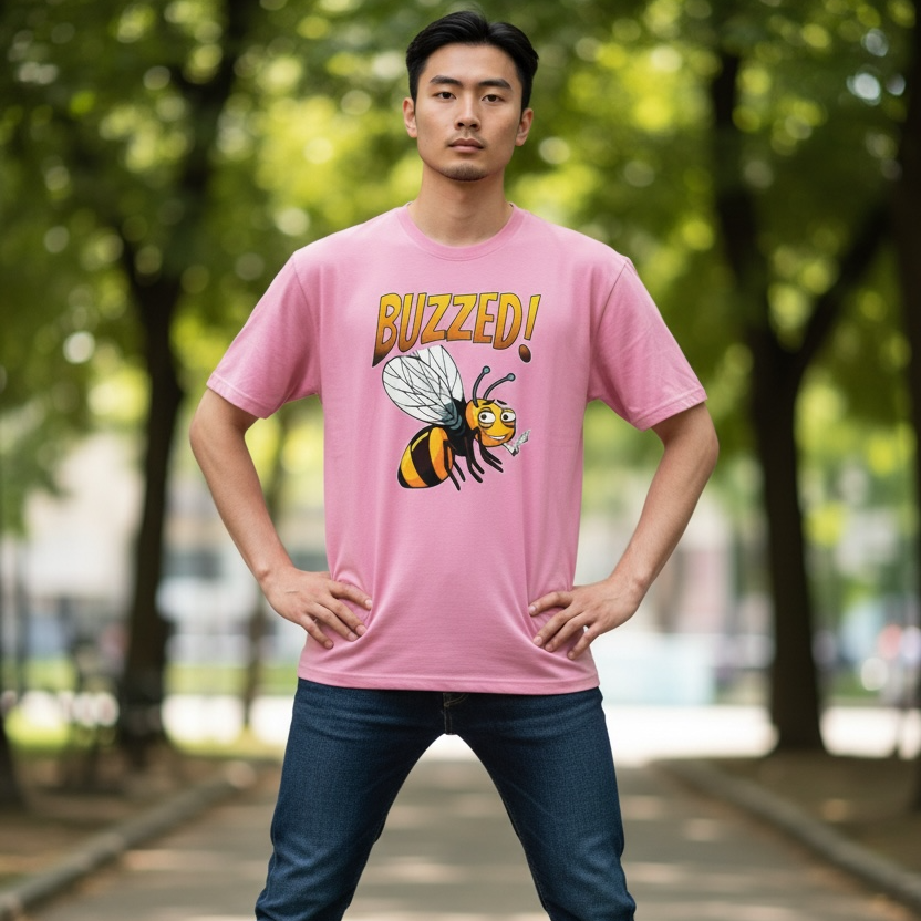 BUZZED! Graphic Tee 🐝💨 (420)