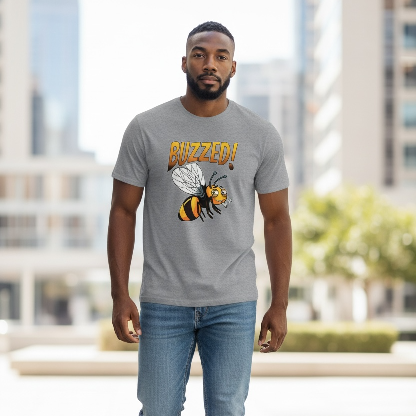 BUZZED! Graphic Tee 🐝💨 (420)
