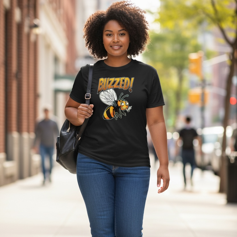 BUZZED! Graphic Tee 🐝💨 (420)