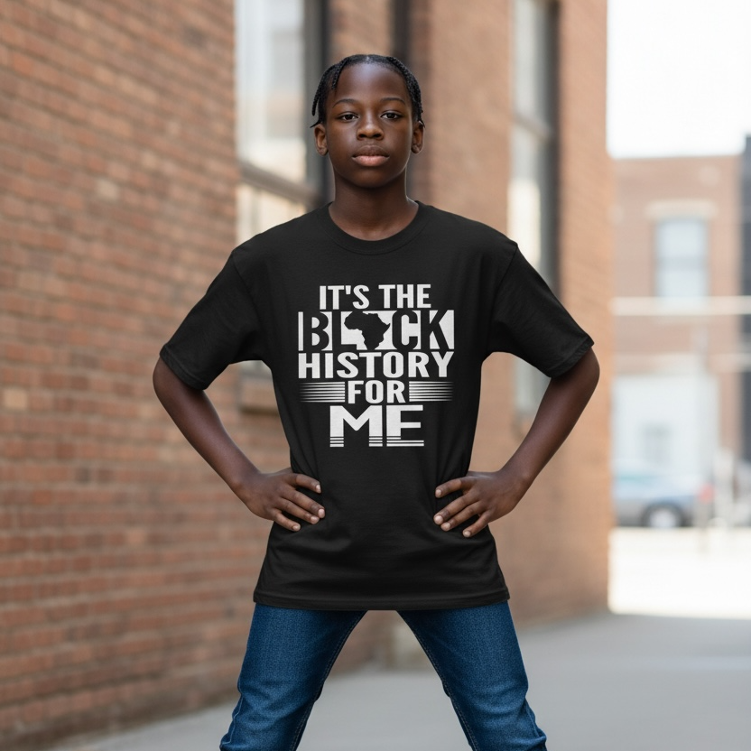 It’s the Black History for Me T-Shirt | Black History Month Shirt | Heavy Cotton Crewneck Tee