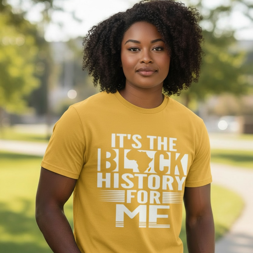 It’s the Black History for Me T-Shirt | Black History Month Shirt | Heavy Cotton Crewneck Tee
