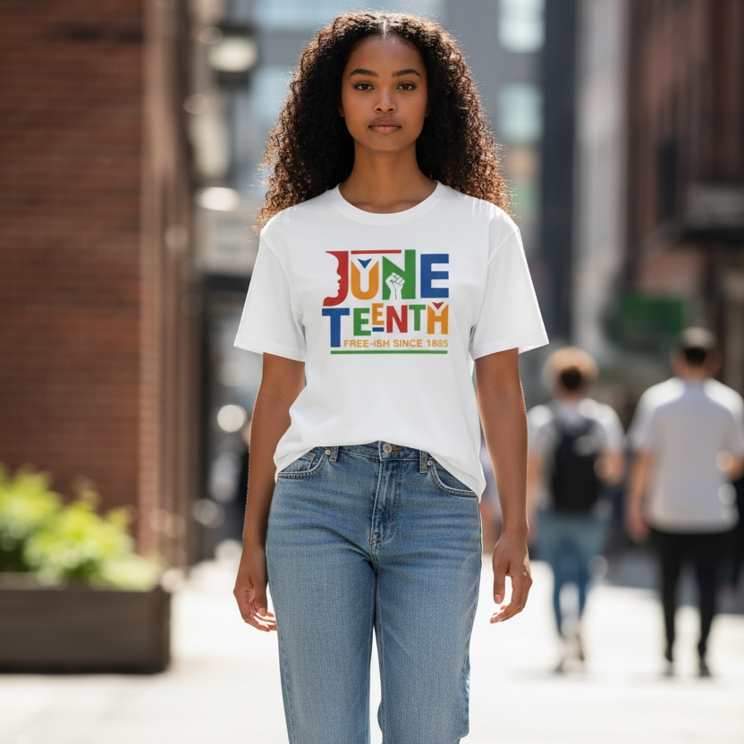 Juneteenth “Free-ish Since 1865” Graphic Tee ✊🏾❤️💛💚